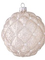 Mercury Glass Ornament w/ Pearls