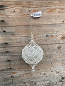 Diamond Lattice Pearl Ornament (2-Sizes)