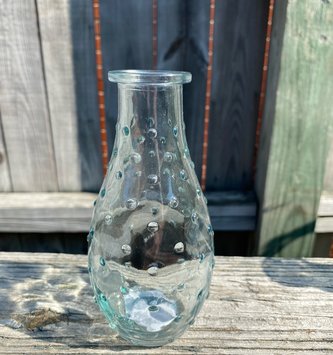 Glass Hobnail Vase