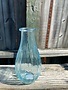 Blue Glass Stripe Vase