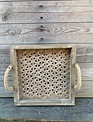 Square Woven Handled Tray (2-Sizes)