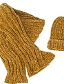 Chenille Scarf & Hat Set (4-Colors)