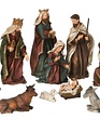 10 Piece Linen Nativity