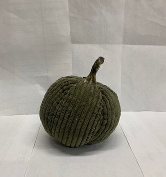 Harvest Corduroy Pumpkin (2-Sizes)