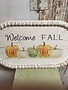 Welcome Fall Beaded Tray (2-sizes)