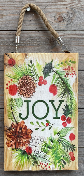 Hanging Wooden Christmas Art (2-Styles)