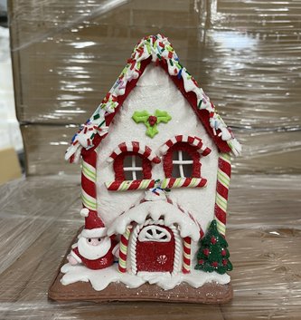 LED Gingerbread Sprinkle House (2-Styles)
