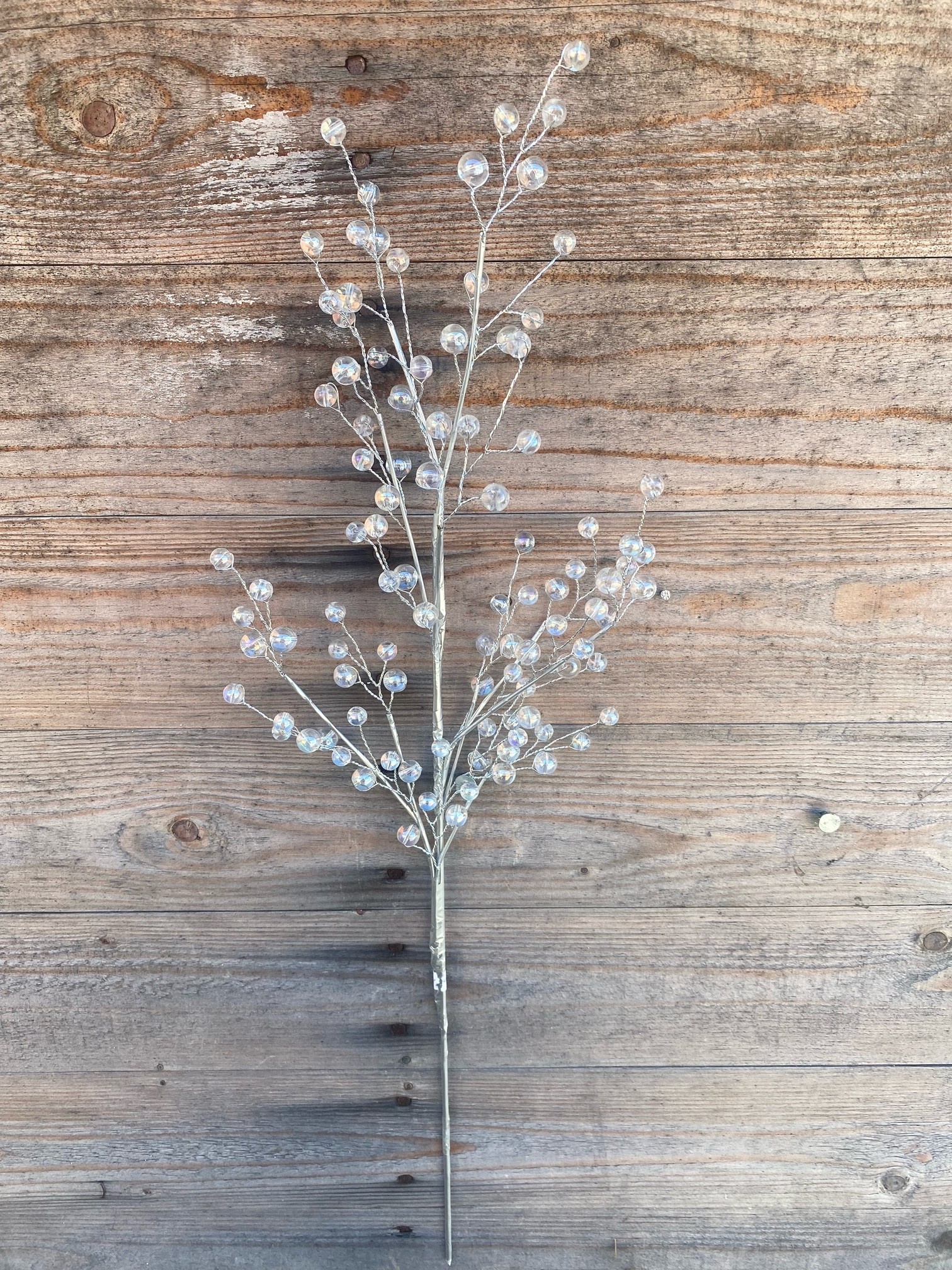 Iridescent Crystal Beaded Stem