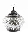 Vintage LED Mercury Glass Textured Lantern (2-Sizes 2-Colors)