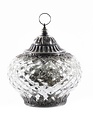 Vintage LED Mercury Glass Textured Lantern (3-Sizes 2-Colors)
