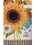 Live Simply Sunflower Tea Towel