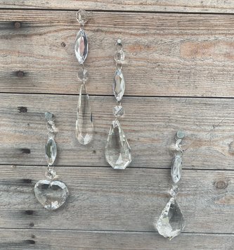 Dangle Acrylic Jewel Ornament (4-Styles)