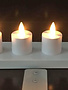 Set of 4 Rechargeable Tealight w/ Chager