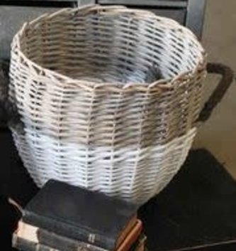 White Dipped Field Baskets (2-sizes)