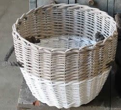 White Dipped Field Baskets (2-sizes)