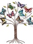 Metal Tree of Life with Butterflies