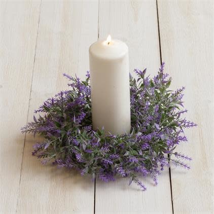 Wispy Garden Lavendar Candle Ring