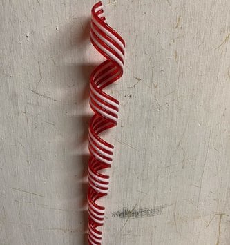 12" Peppermint Twist Icicle Ornament