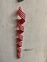 12" Peppermint Twist Icicle Ornament