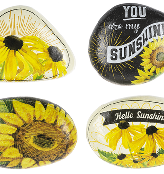 Sunflower Art Rock (4-Styles)