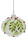 Glass Berry Leaf Ornament (4-Styles)