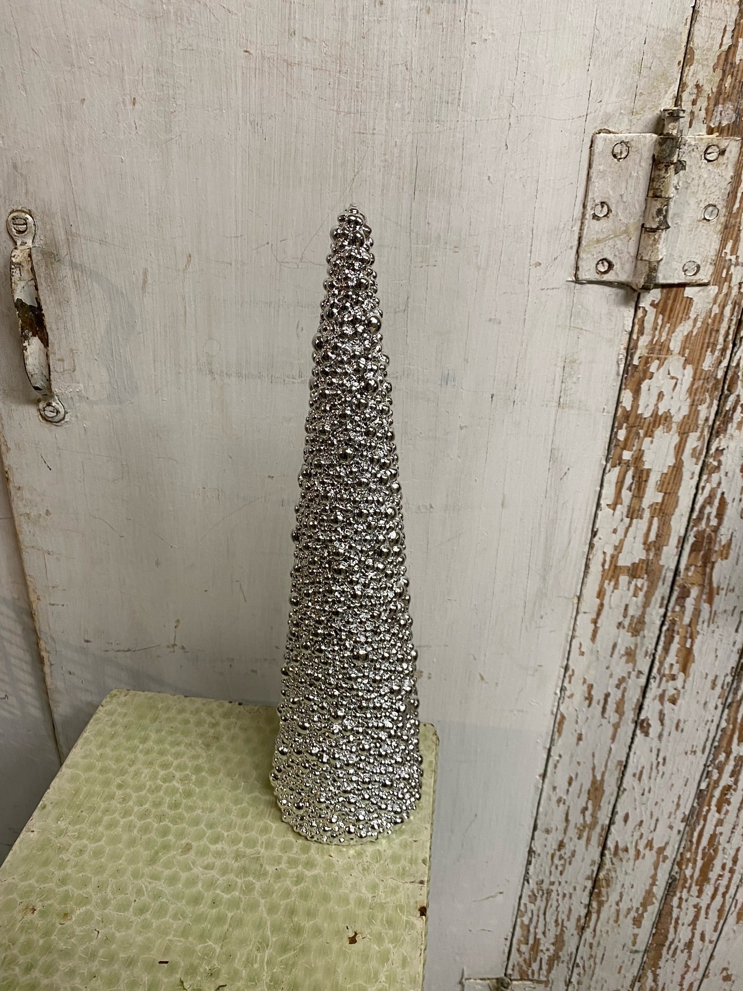 Weighted Silver Beaded Cone (2-Sizes)