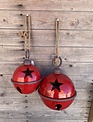 Red Cut-Out Star Metal Jingle Bell (2-Sizes)