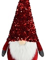 Red Sequin Santa Gnome (2-Sizes)