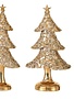 Set of 2 Old World Golden Trees