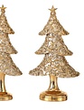 Set of 2 Old World Golden Trees