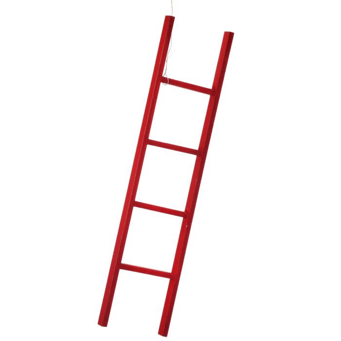 Red Christmas Gnome Ladder