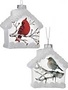 Frosted Birdhouse Ornament (2-styles)