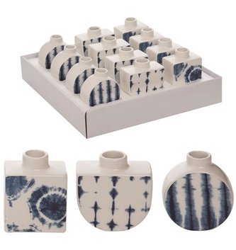 Ceramic Tie Dye Vases (3-Styles)