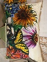 Rectangular Botanical Floral Pillow