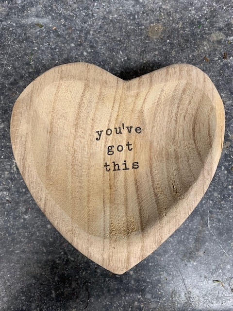 Wooden Trinket Heart