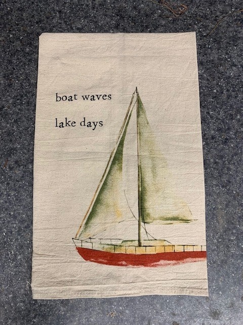 Lake Watercolor Towels (4-styles)