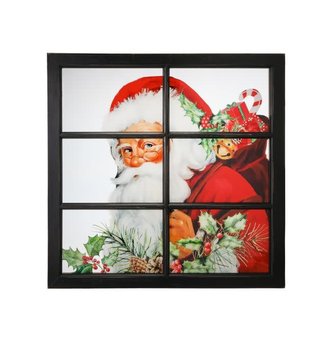 Traditional Santa in Window