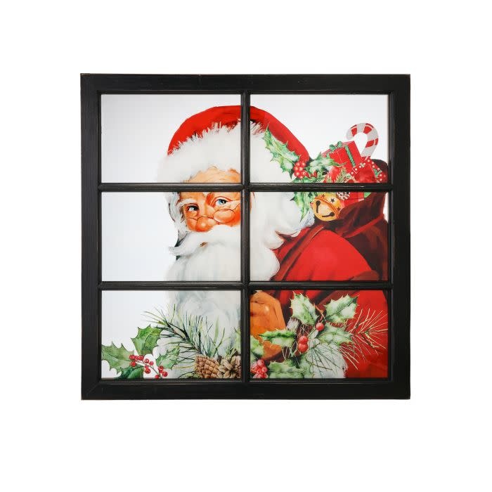 Traditional Santa in Window