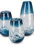 Ocean Wave Art Glass Vase (3-Sizes)