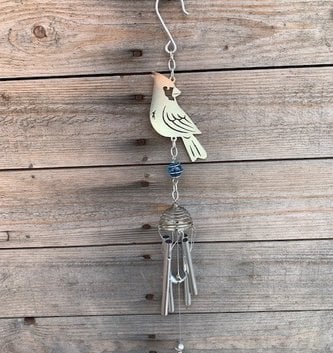 Mini Wind Chime with Iredescent Prism (6-styles)