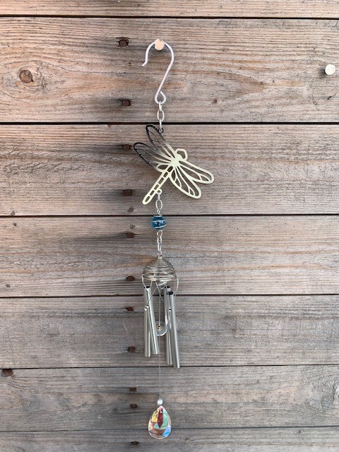 Mini Wind Chime with Iredescent Prism (6-styles)