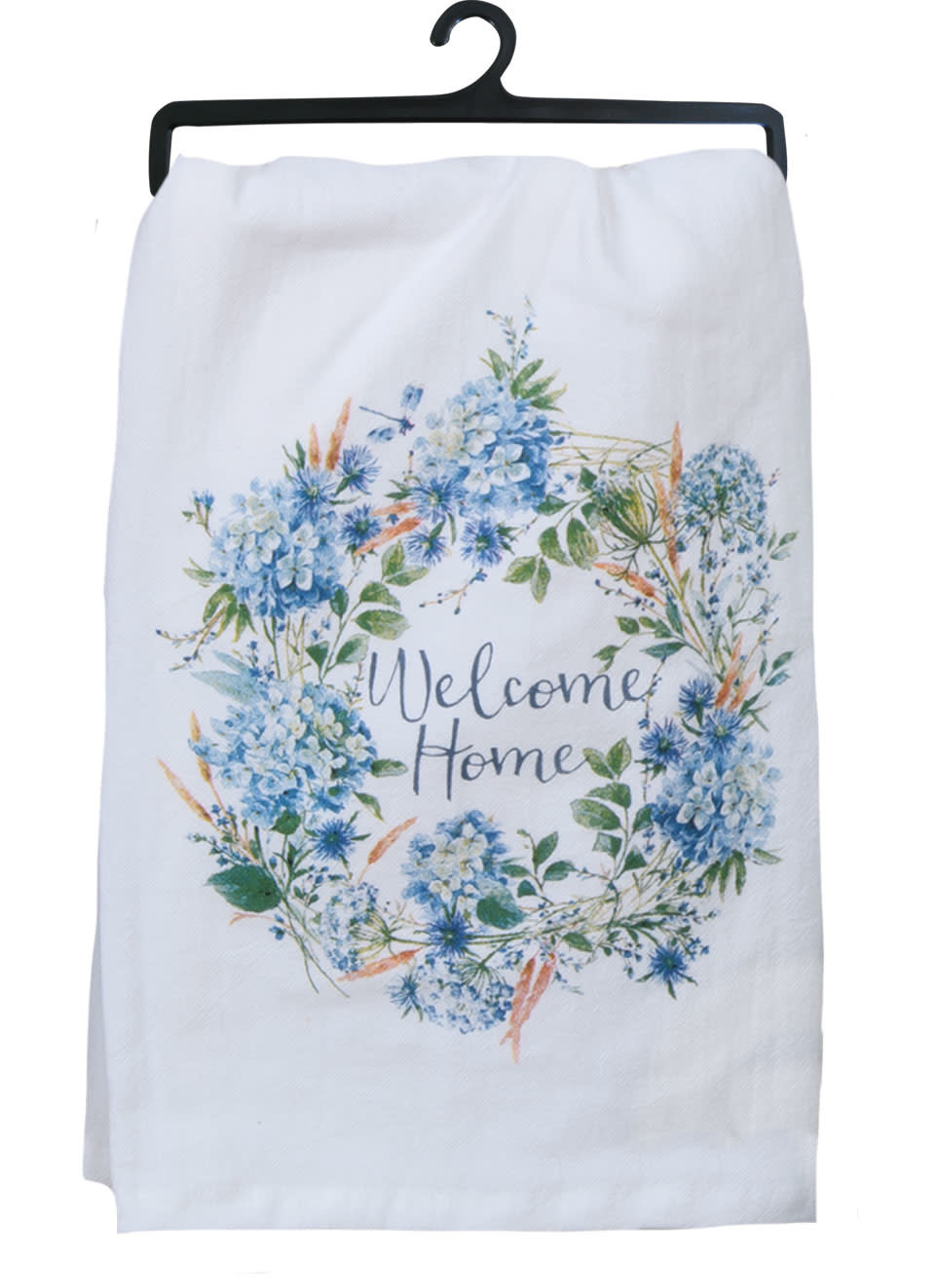 Blue Hydrangea Welcome Home Towel