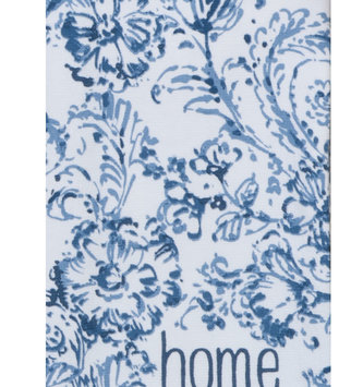 Blue Floral Home Towel