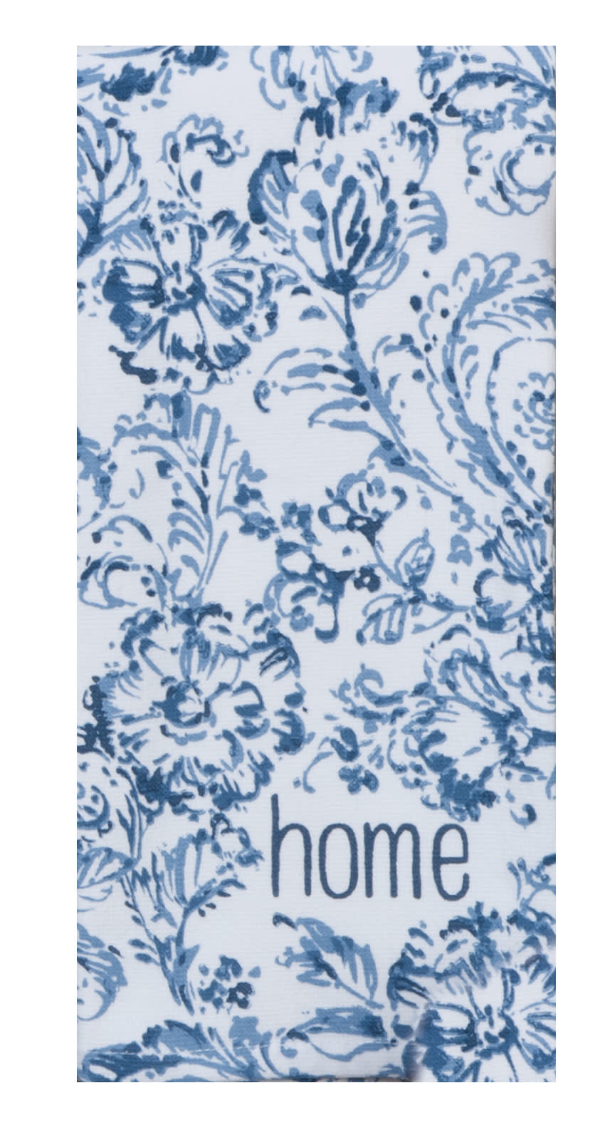 Blue Floral Home Towel