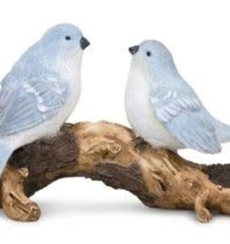 Blue Birds on Branch