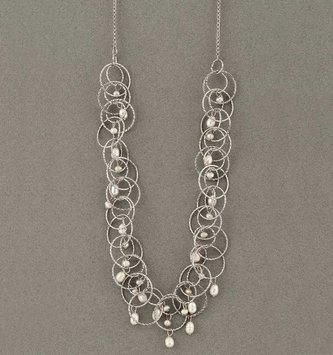 Rings of Pearls Necklace