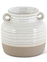 Two Tone Ceramic Crock