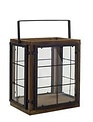 Wood & Metal Window Pane Lantern (2-sizes)