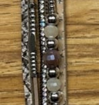Multi-Strand Beaded Magnetic Bracelet