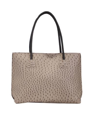 Vegan Ostrich Tote (12-Colors)